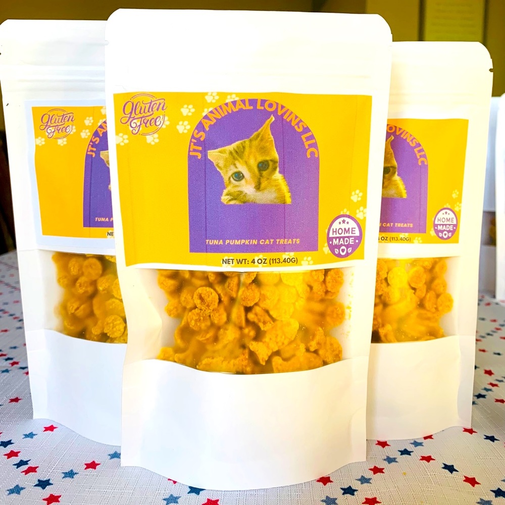 Tuna Pumpkin Cat Treat